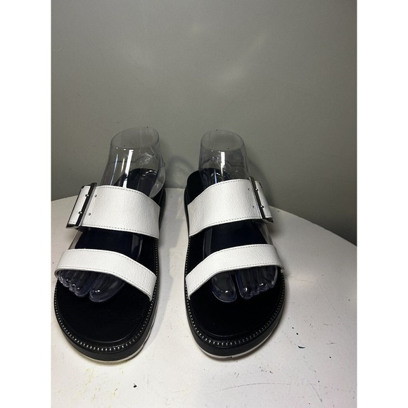 SOREL Womens Sz 9.5 Roaming Buckle White (Sea Salt 125) Sandals Slides - Picture 2 of 6